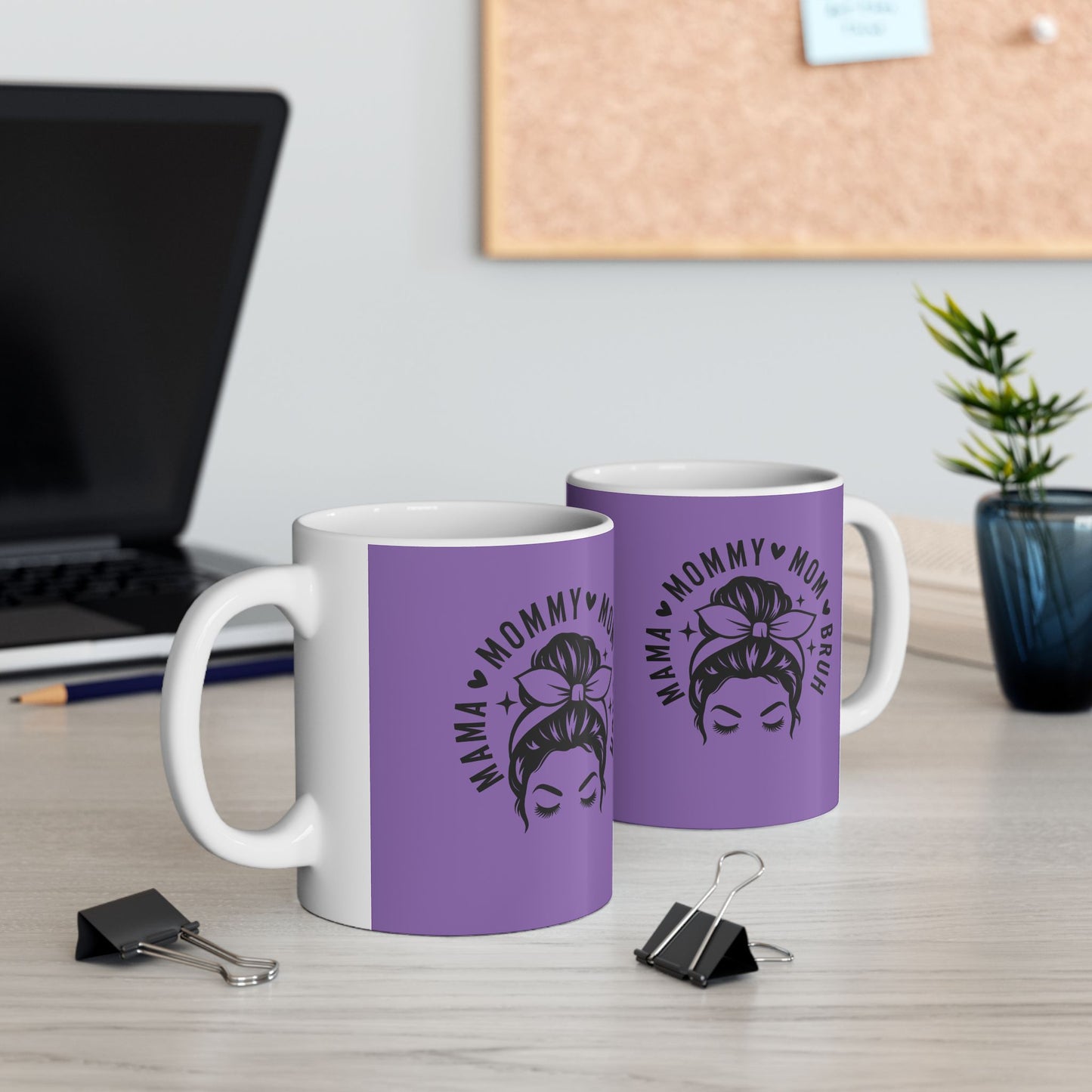 Mama Bruh Ceramic Mug — Funny Mom Coffee Cup (11oz & 15oz)