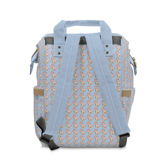 Cute Cow Pattern Diaper Backpack, Functional Baby Bag, Stylish Nursery Essential, Ideal for Moms and Dads, Baby Shower Gift, Travel Friendly