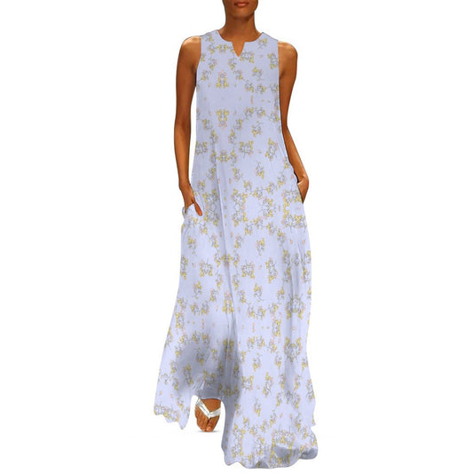 Sleeveless Ankle-length Dress