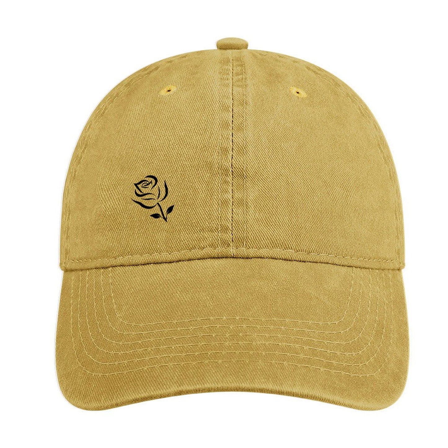 Adjustable Peaked Caps for Men and Women - Rose