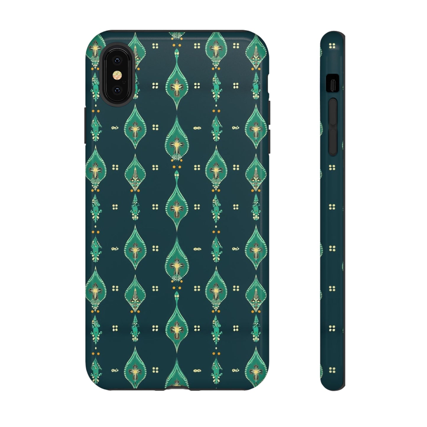 Emerald Boho Teardrop Phone Case