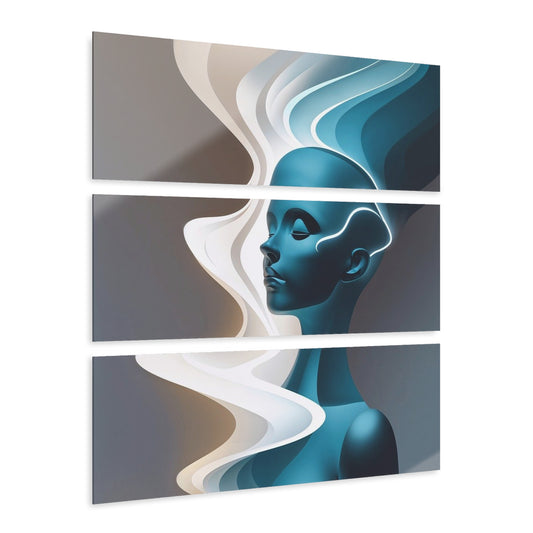 Modern Acrylic Wall Art Set, Stunning Home Decor, Triptych Prints, Contemporary Art for Living Room, Unique Gift Idea