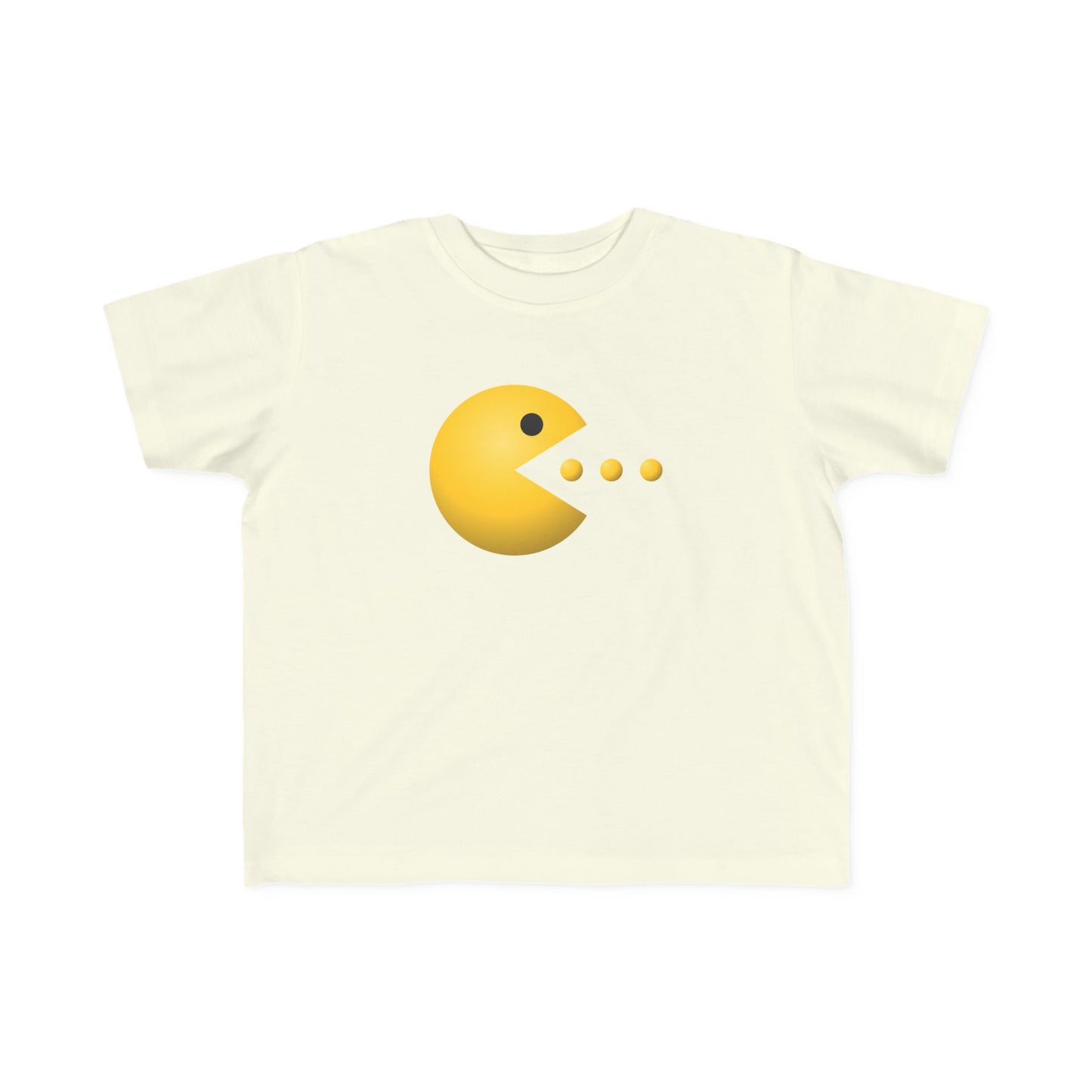 Pac-Man Toddler Tee - Fun & Playful Jersey Shirt for Kids, Video Game Themed Gift for Birthdays, Summer Play, or Creative Outfits