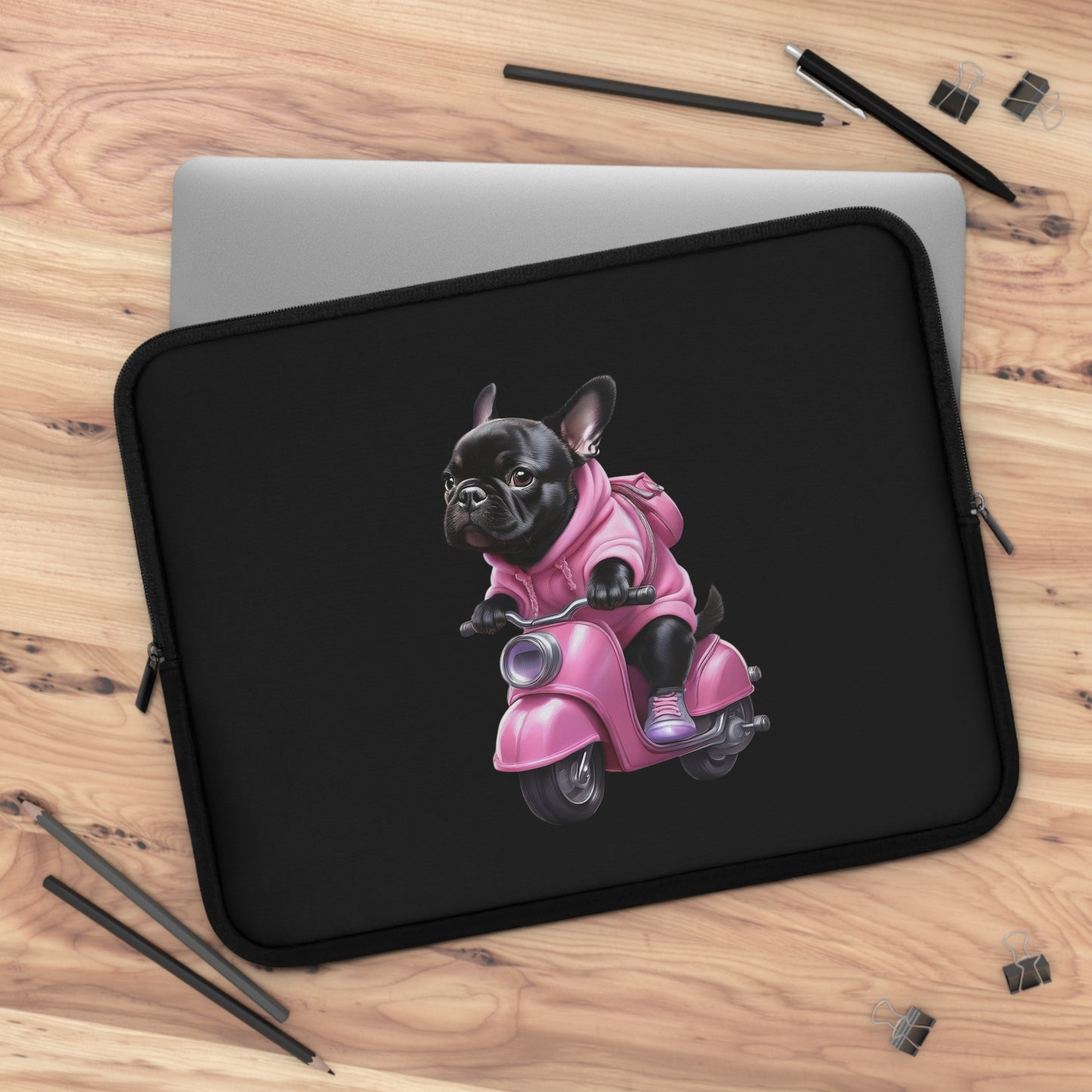 Cute French Bulldog Laptop Sleeve