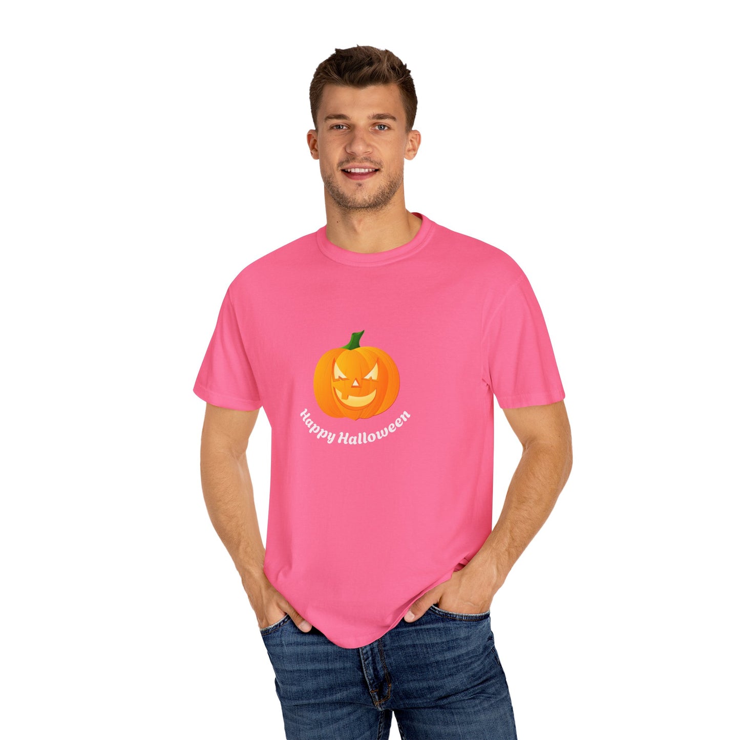 Halloween Pumpkin T-Shirt, Unisex Fall Shirt, Spooky Tee, Autumn Casual Wear, Trick or Treat Costume