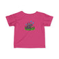 Cute Hippo Infant Tee with Bubbles, Baby Shirt, Toddler T-Shirt, Fun Kids Clothing, Unique Baby Gift, Pram Outfit