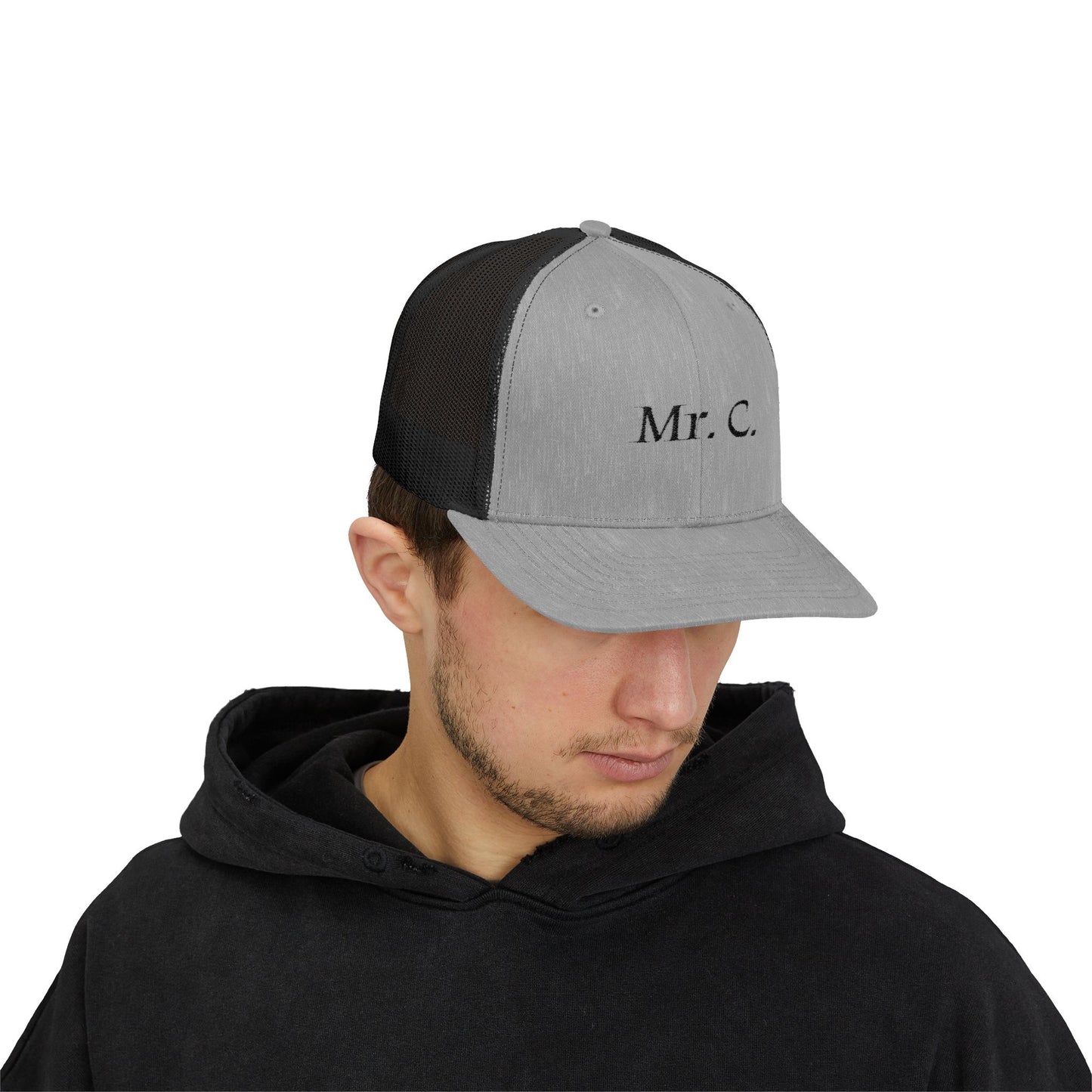 Personalized Mr. C Snapback Trucker Cap | Custom Name Hat | Gifts for Him | Summer Accessory | Casual Style Cap | Father's Day Gift