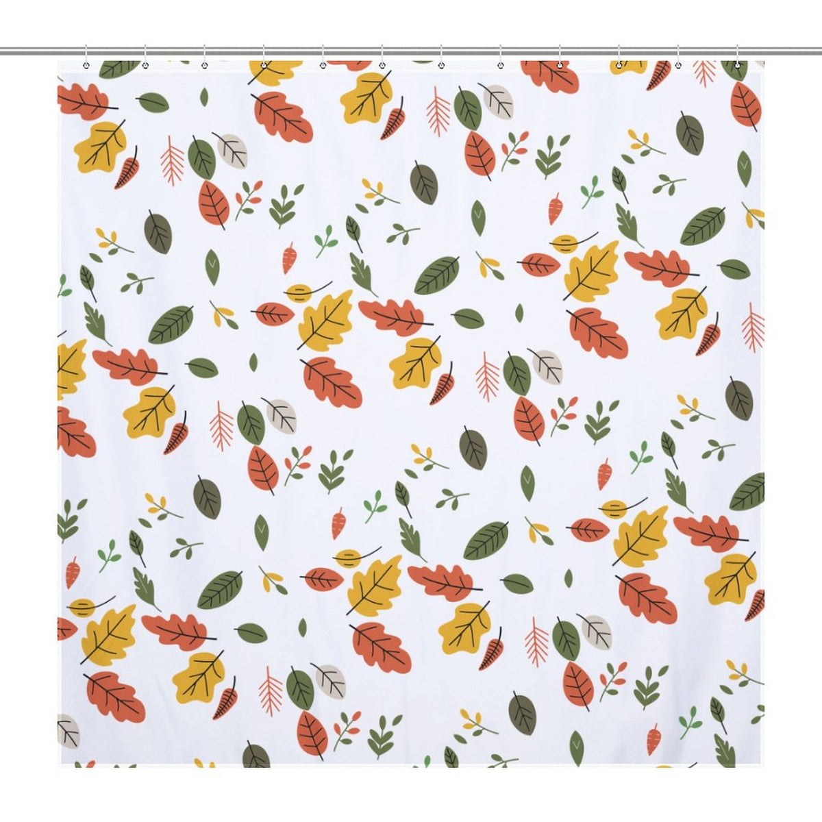 Fall leaves shower curtain