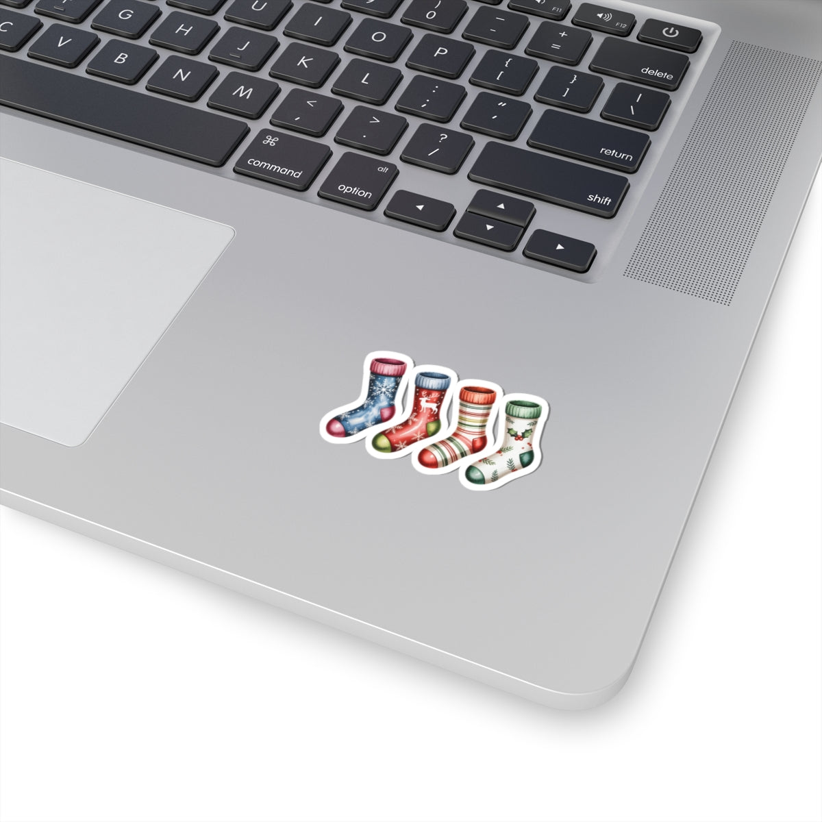 Christmas Stocking Sticker Pack — Festive Kiss-Cut Holiday Stickers (4-Pack)
