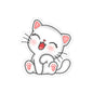 Cute Cat Kiss-Cut Stickers, Adorable Cat Stickers for Laptops, Scrapbooking, Gifts for Cat Lovers, Playful Decor