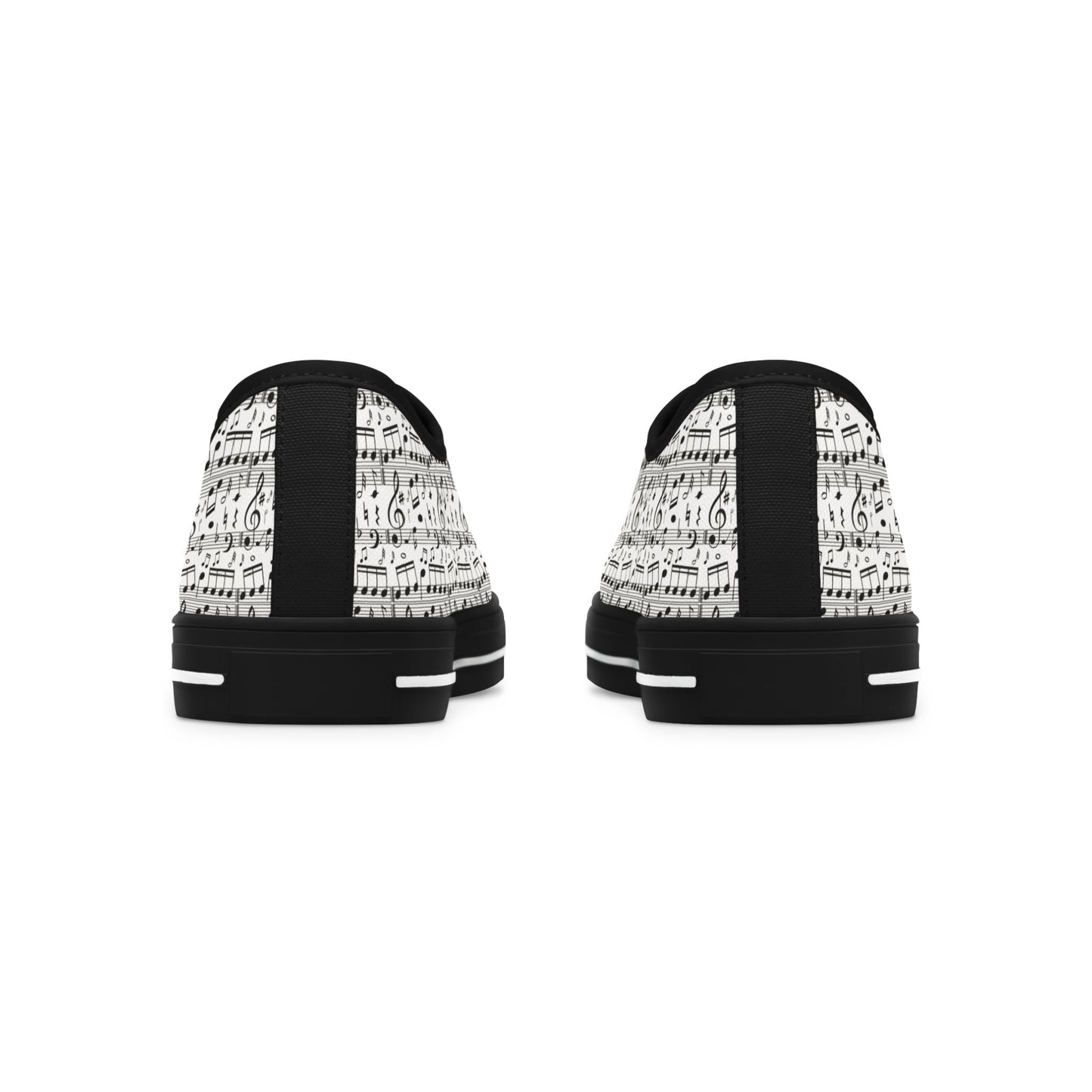 Low Top Sneakers - Musical Notes