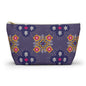 Vibrant Floral Accessory Pouch, Makeup Bag, Travel Organizer, Cute Storage, Gift for Her