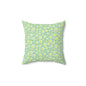 Spring Floral Square Pillow, Cozy Home Decor, Flower Accent Pillow, Gift for Garden Lovers, Living Room Cushion