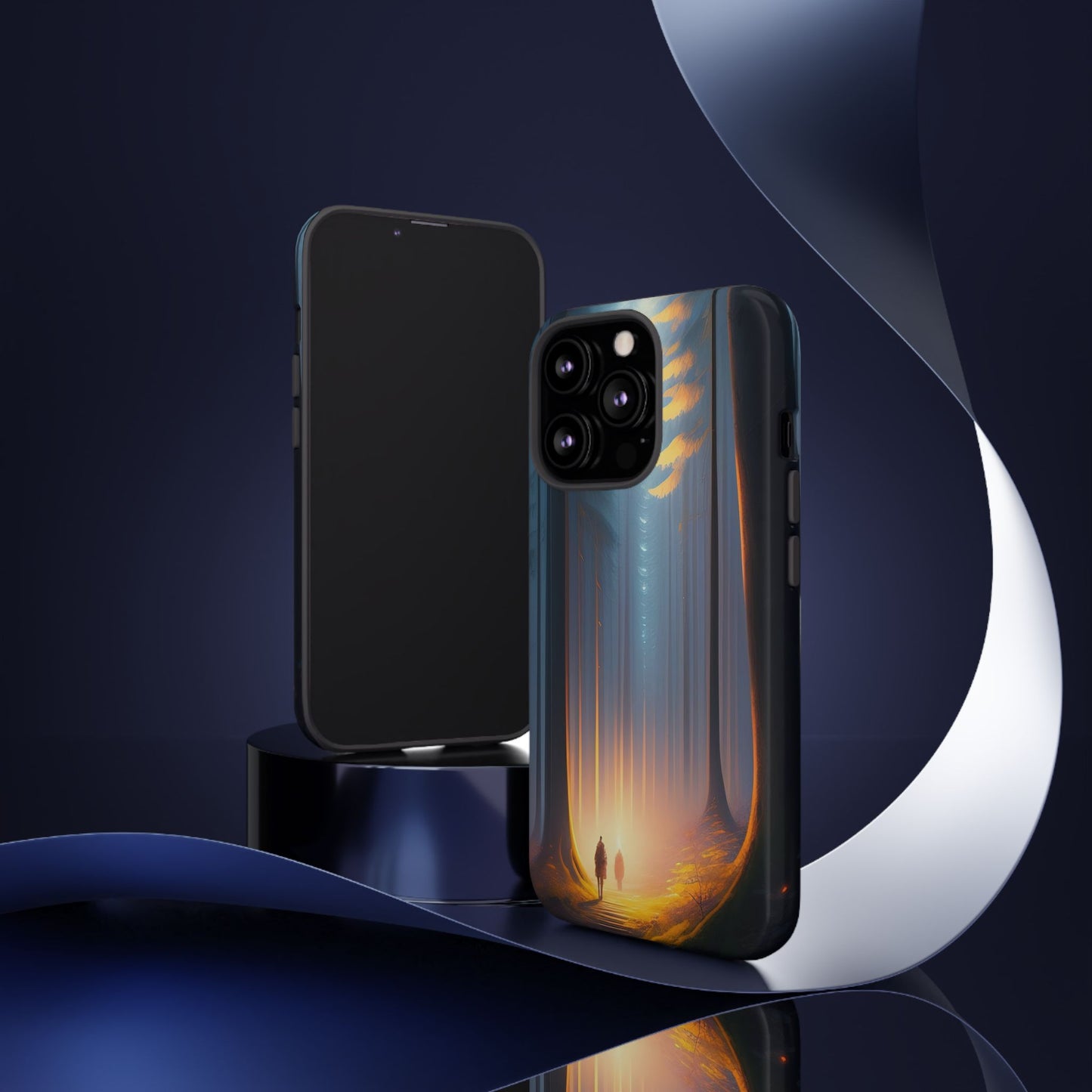 Phone Case — Mystical Forest Nightscape Protective Tough Case
