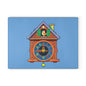 Cuckoo Clock Glass Cutting Board | Kitchen Decor