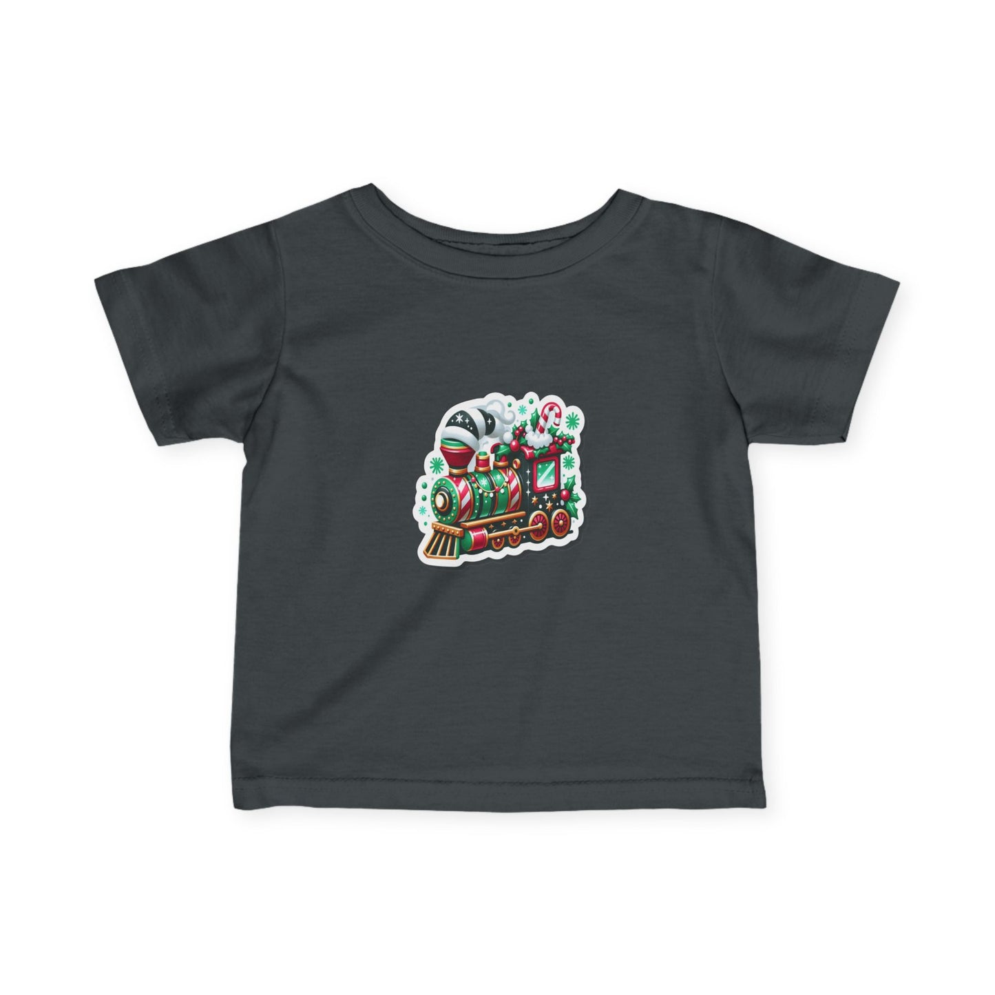 Infant Tee — Cute Christmas Toy Train Holiday Baby Shirt