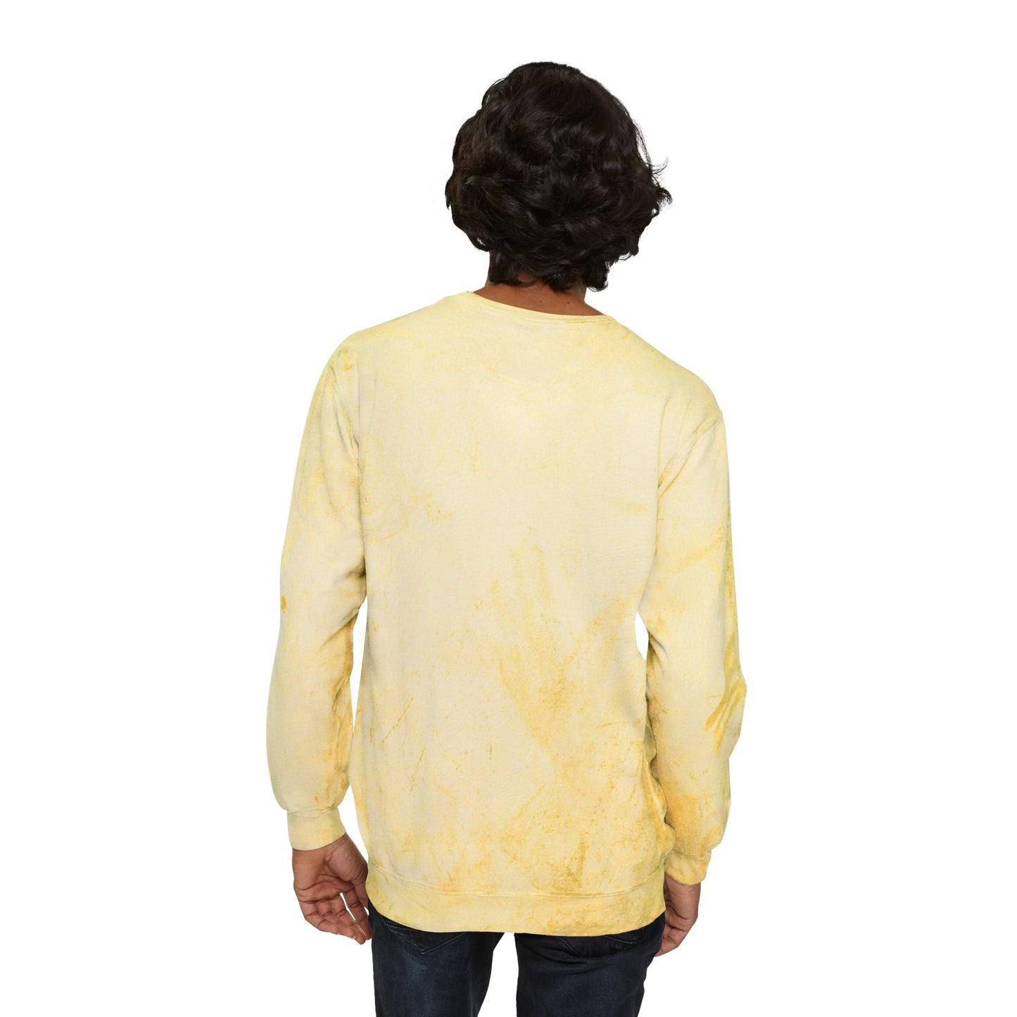 Cheerful Tie-Dye Crewneck Sweatshirt | Smiley Face Unisex Sweatshirt
