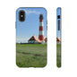 Lighthouse Phone Case - Coastal Vibes, Nautical Gift, Ocean Lover Accessory, Beach Aesthetic, Customizable Design