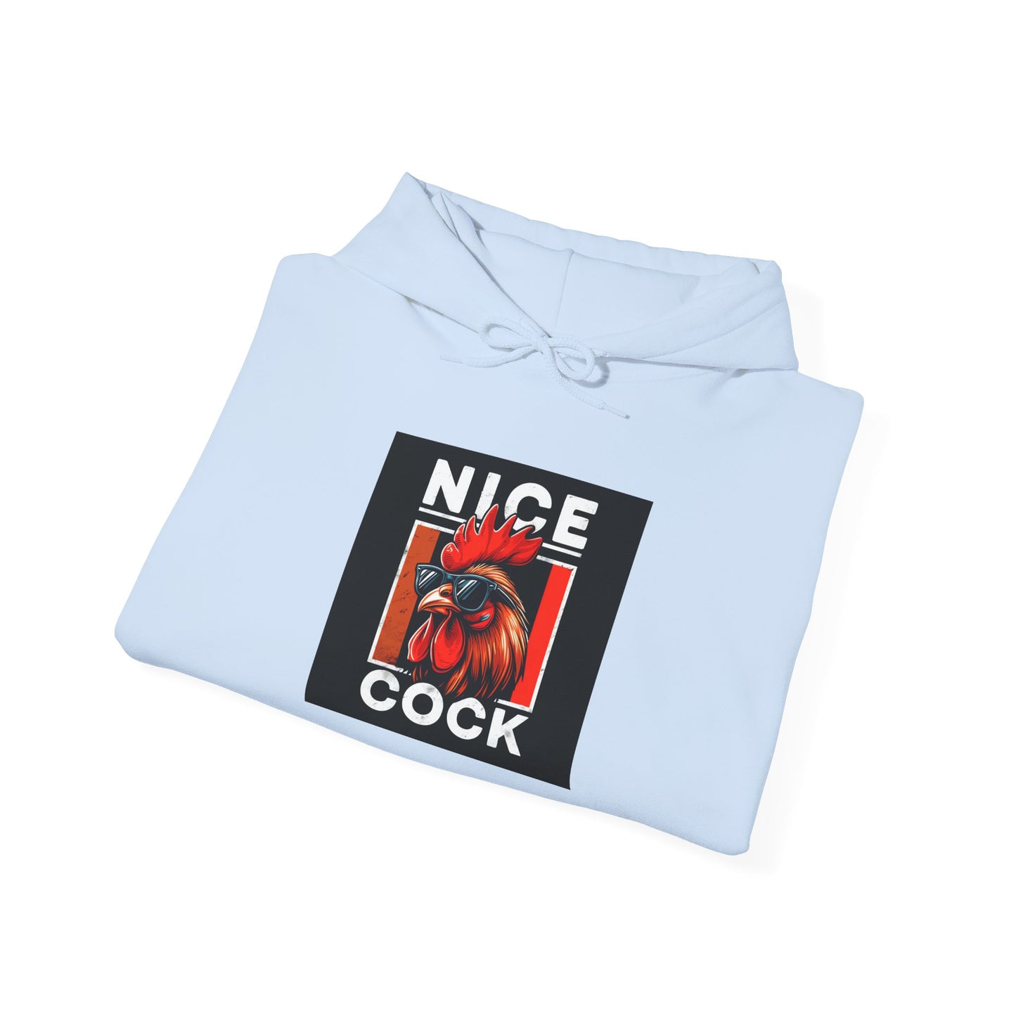 Rooster Graphic Hoodie – "Nice Cock" Bold Farmhouse Pullover