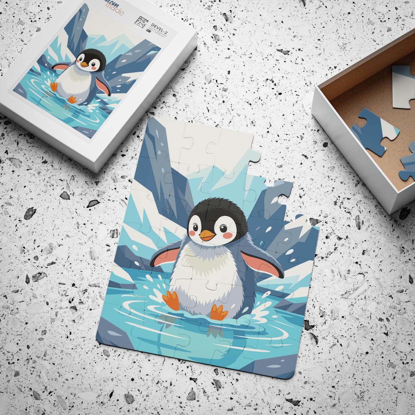Baby Penguin Puzzle Kids Puzzle | 30-Piece Wooden Jigsaw