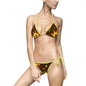 Vibrant Floral Women's Bikini Set, Swimwear, Beach Vacation, Summer Fun, Pool Party, Gift for Her