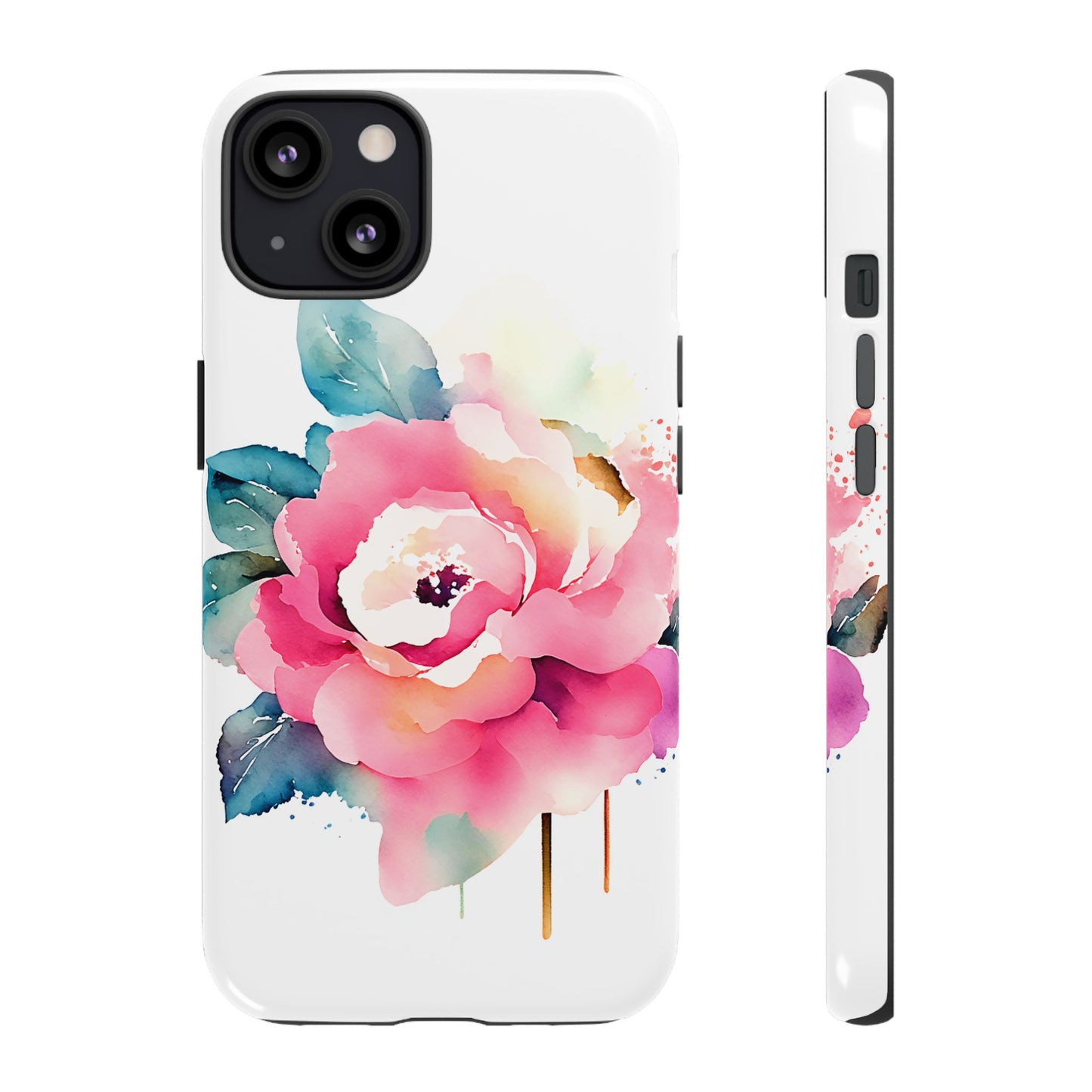 Floral Phone Case - Vibrant Rose Design