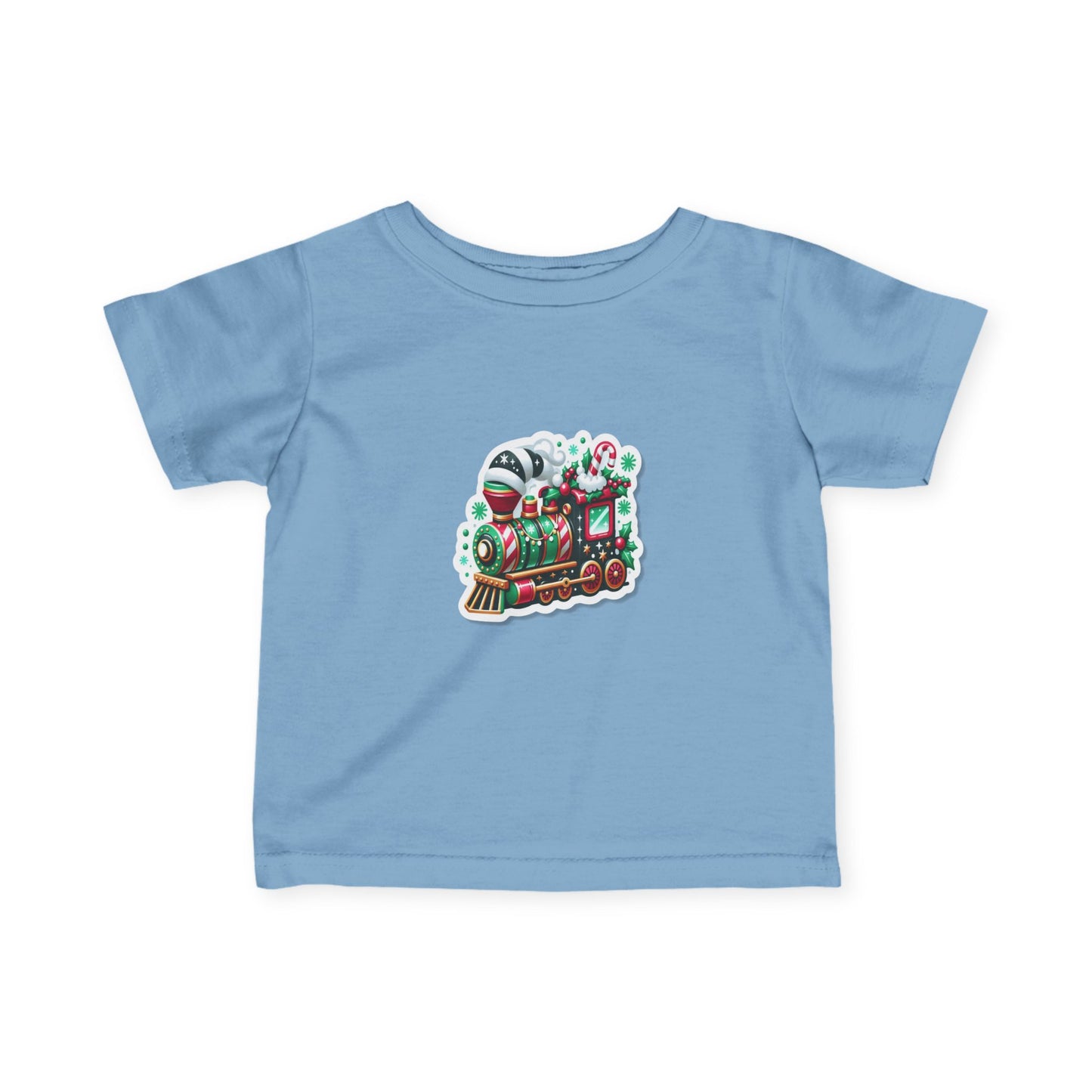 Infant Tee — Cute Christmas Toy Train Holiday Baby Shirt