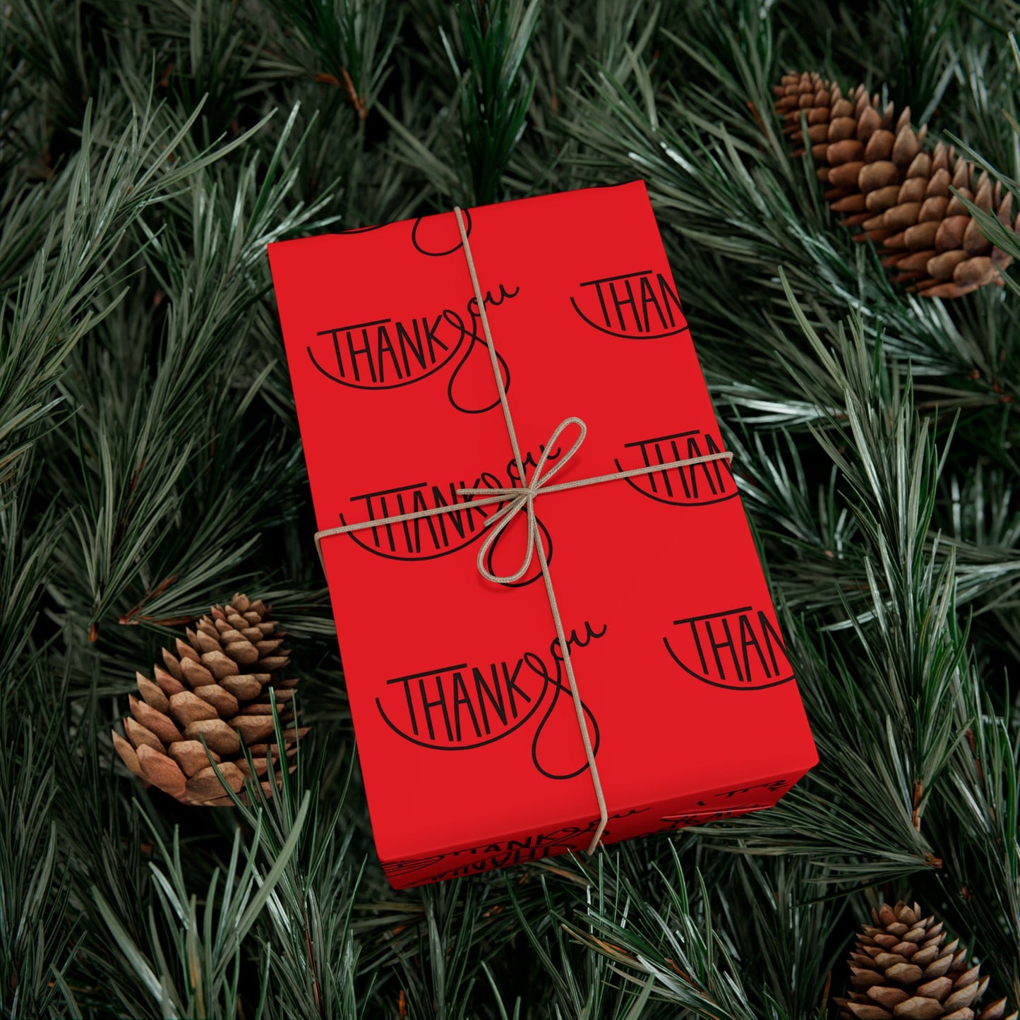 Gift Wrap Paper — 'Thank You' Patterned Wrapping Paper