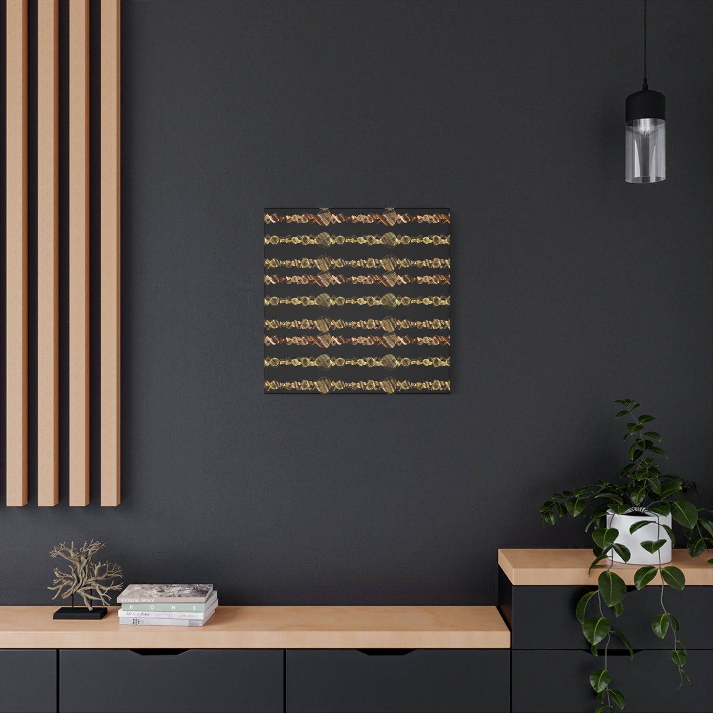 Artistic Canvas Gold and Black