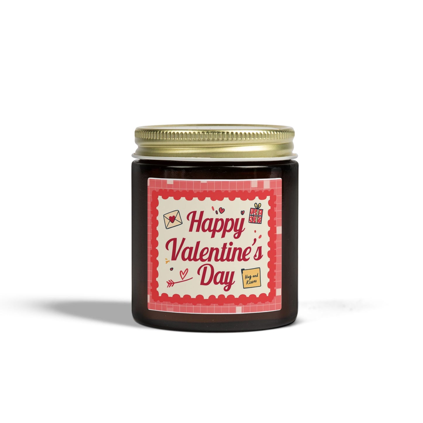 Valentine’s Day Scented Candle — Coconut Apricot Wax (4oz & 9oz)