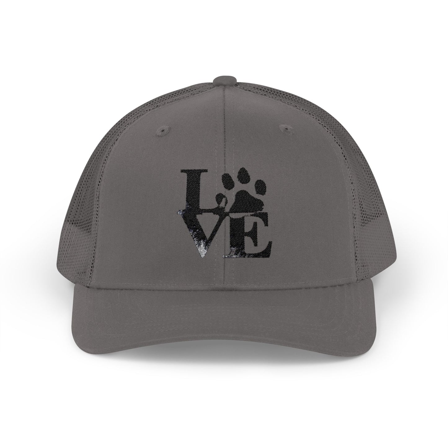 Love Paw Print Trucker Cap for Animal Lovers