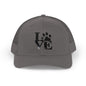 Love Paw Print Trucker Cap for Animal Lovers