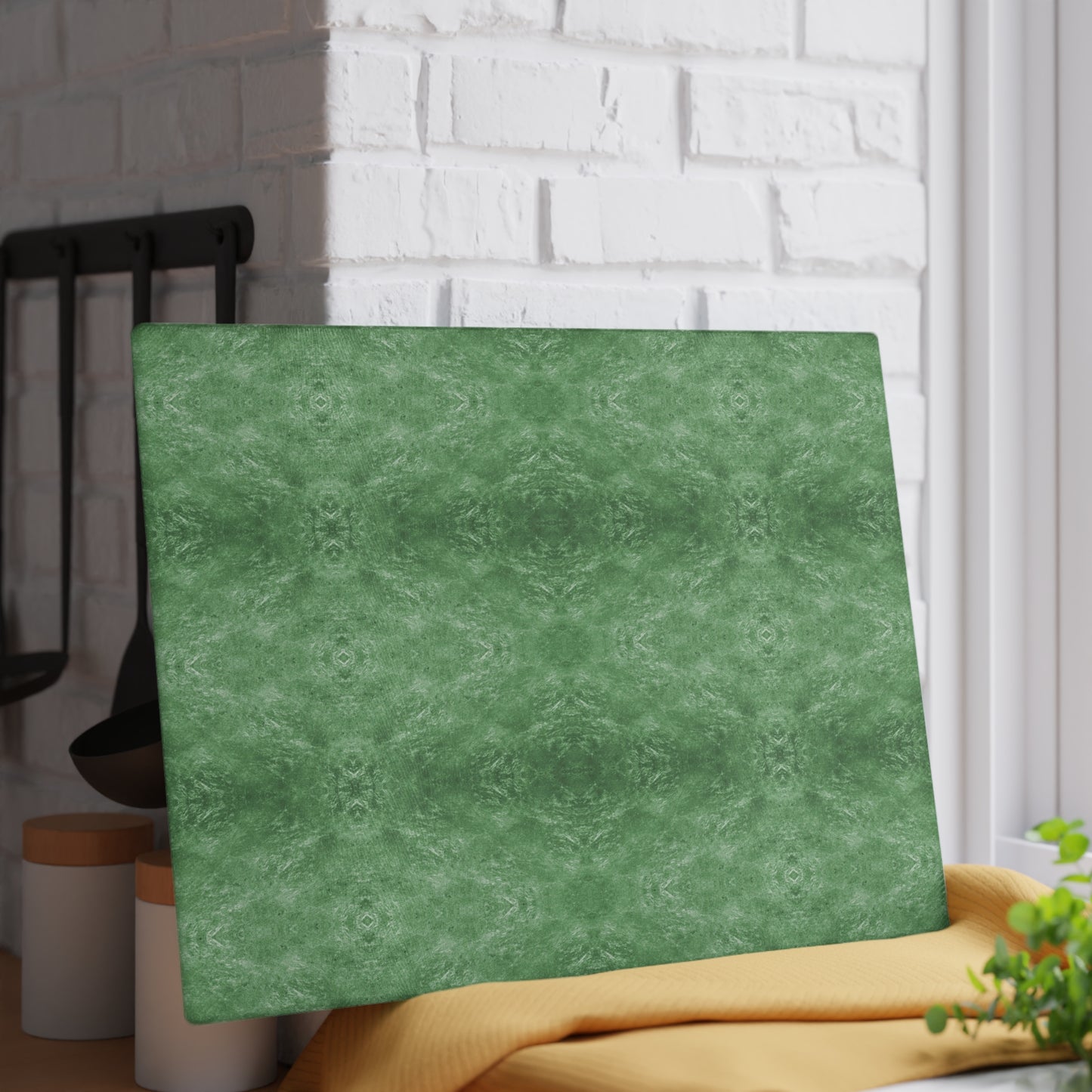 Green Marble Glass Cutting Board – Decorative Kitchen Chopping Board