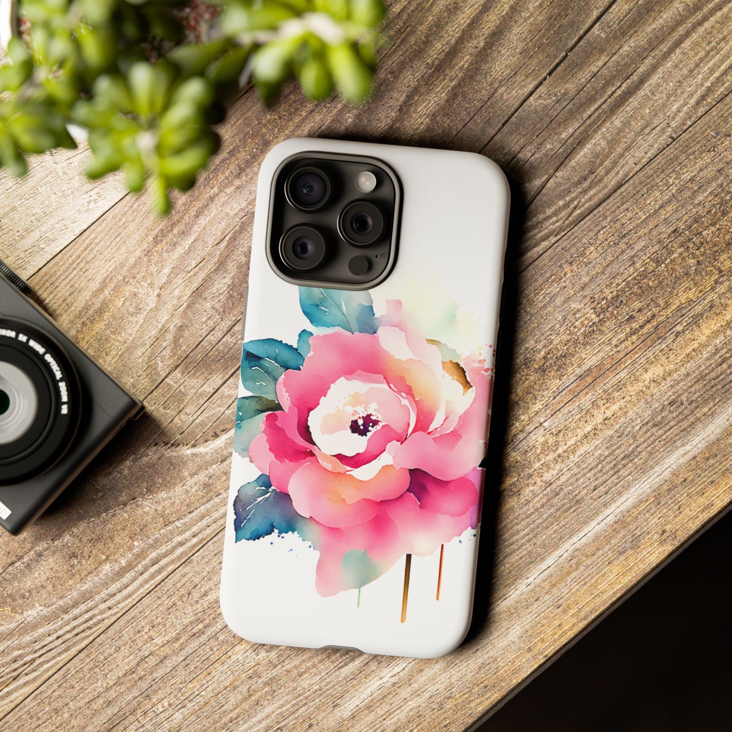 Floral Phone Case - Vibrant Rose Design