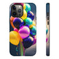 Colorful Balloon Tough Phone Case — Vibrant Party Balloons Protective Cover