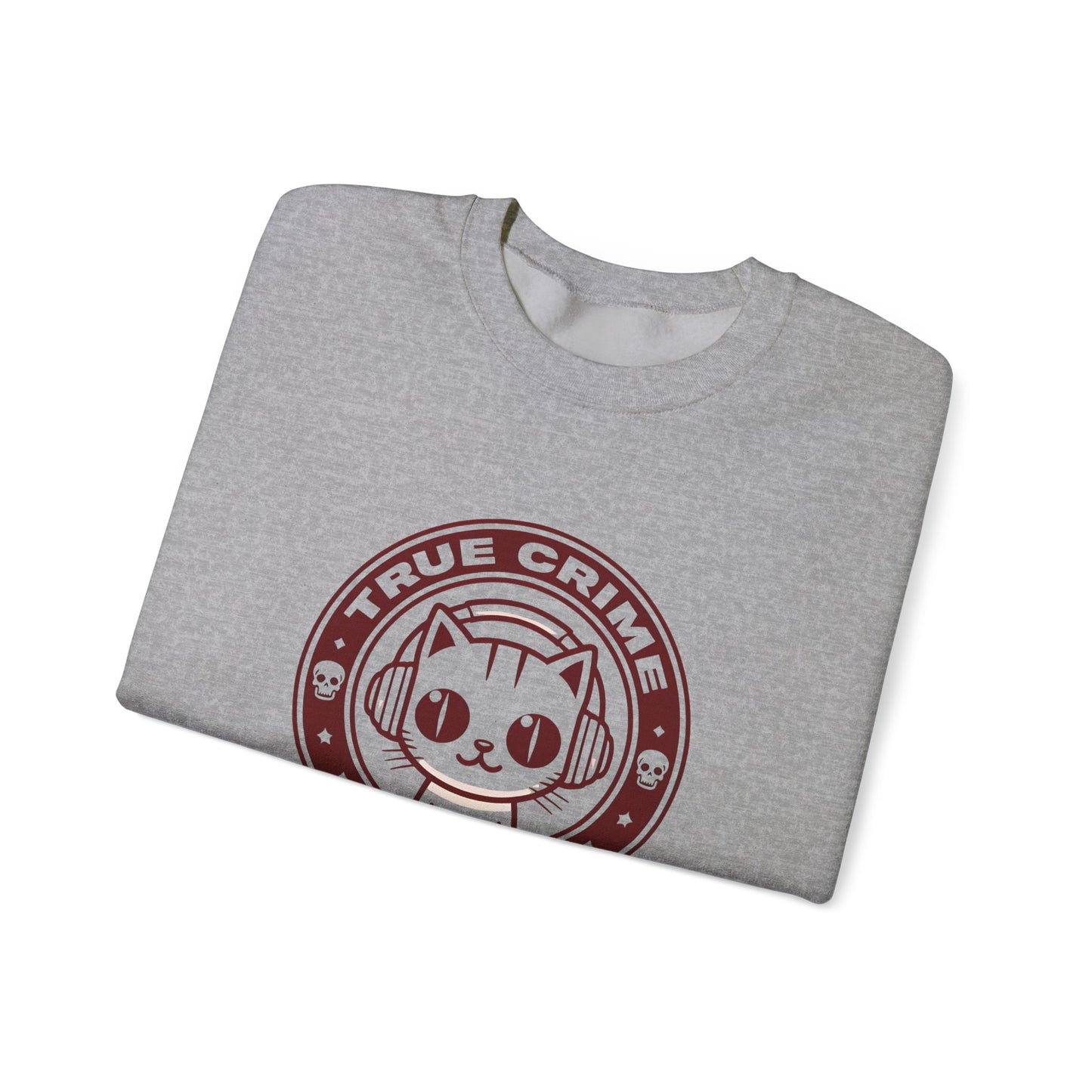 True Crime Freak Cat Crewneck Sweatshirt