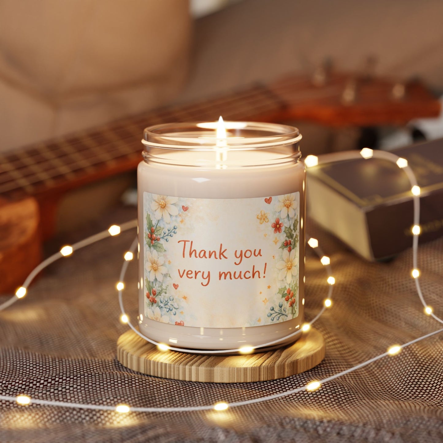 Thank You Very Much Floral Scented Soy Candle — 9oz Jar
