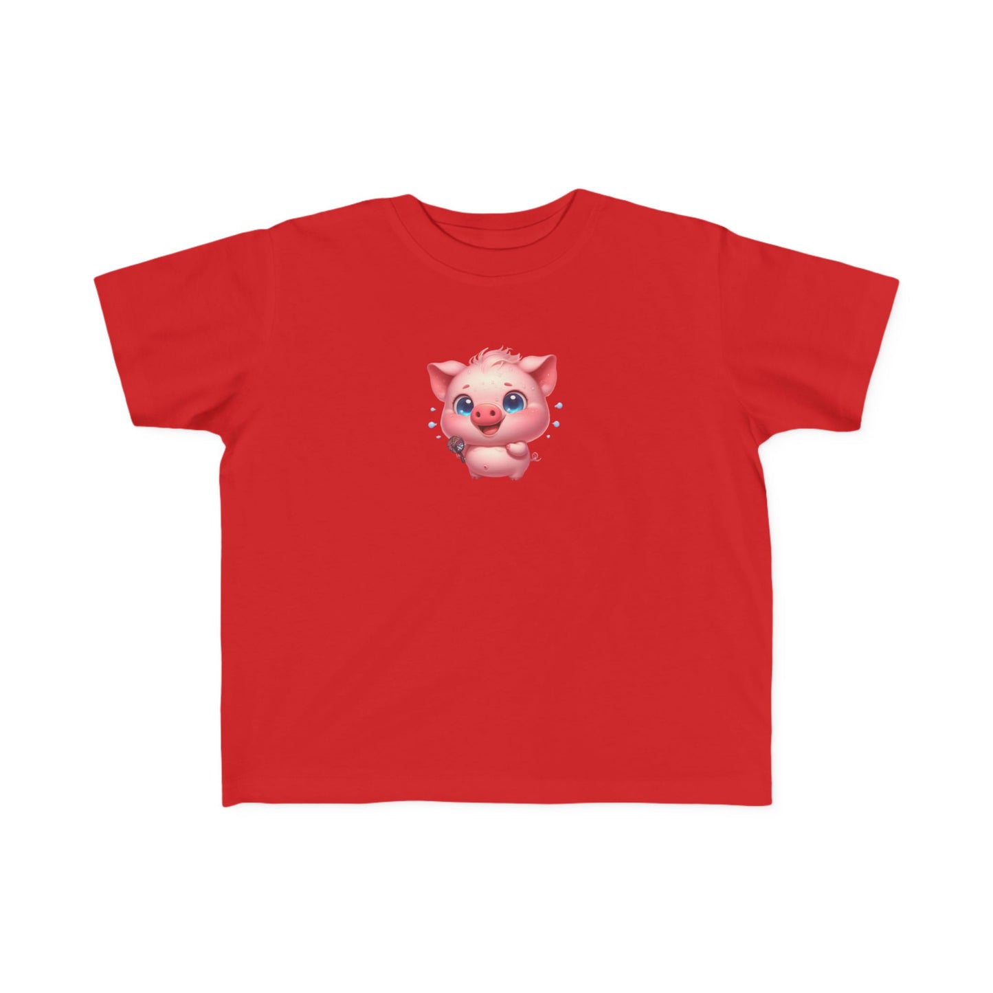 Cute Pig Toddler Tee, Adorable Animal Shirt for Kids, Perfect Baby Gift, Birthday Outfit, Playful Graphic Tee, Toddler Clothing