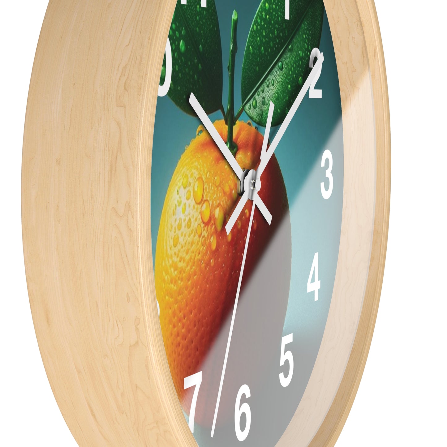 Citrus-Inspired Wall Clock | Fragrant Fruit Home Decor, Kitchen Wall Art