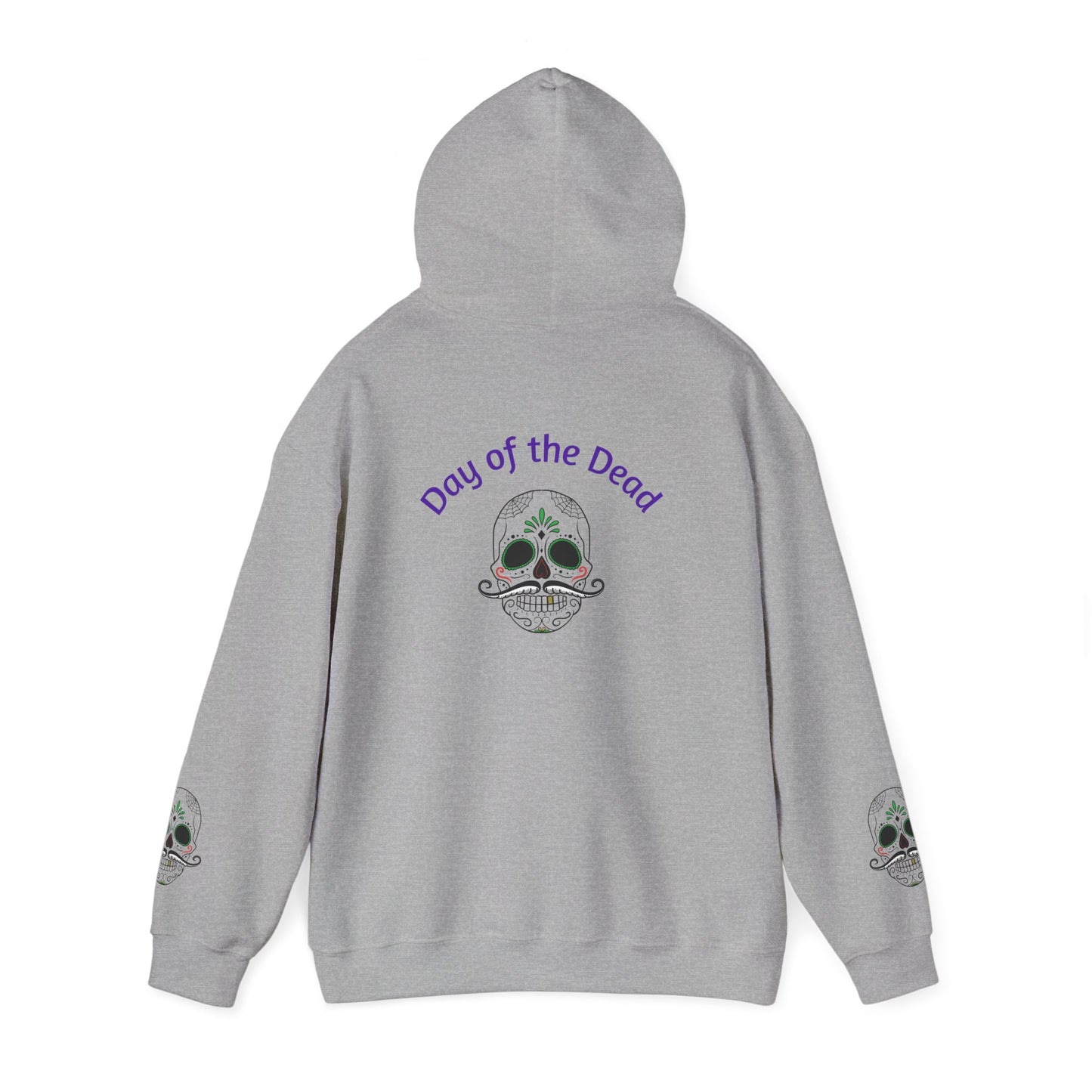 Day of the Dead Hoodie | Unisex Heavy Blend Sweatshirt, Skull Art, Mexican Holiday Apparel, Halloween Costume, Festival Gear