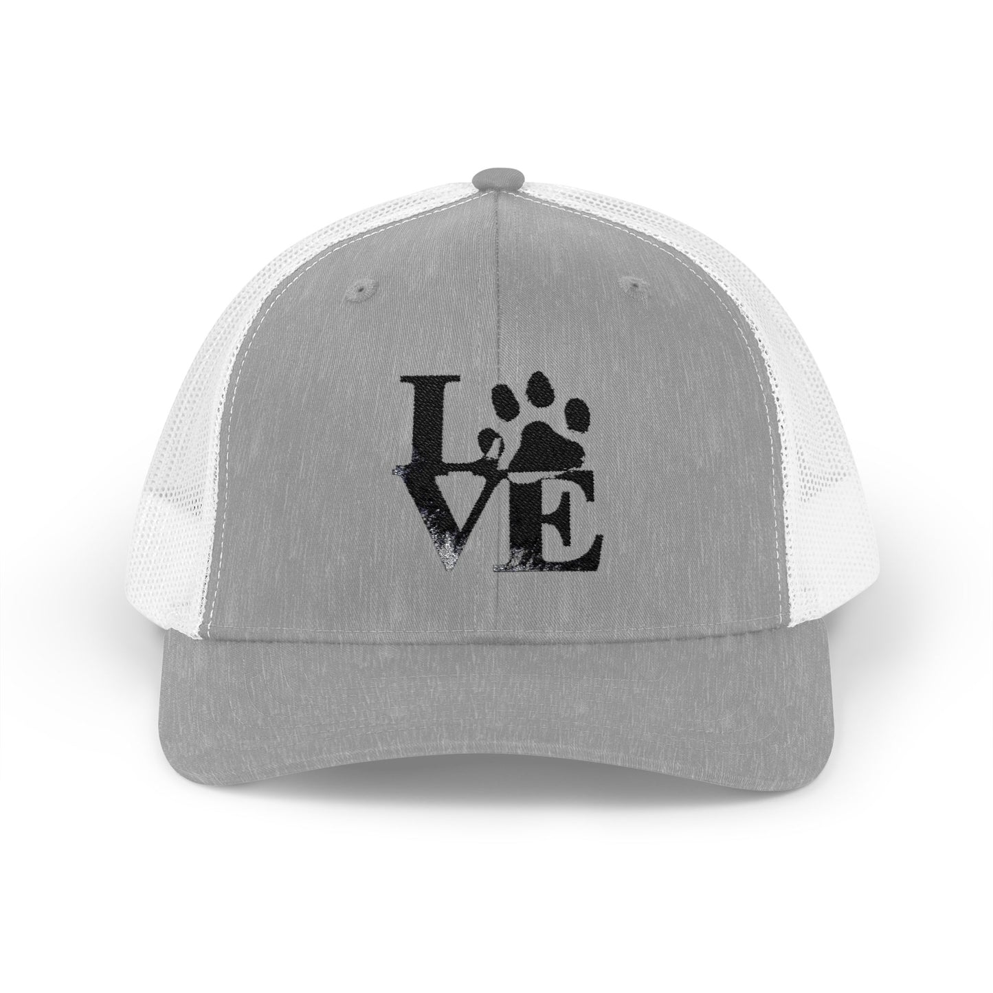 Love Paw Print Trucker Cap for Animal Lovers