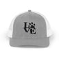 Love Paw Print Trucker Cap for Animal Lovers