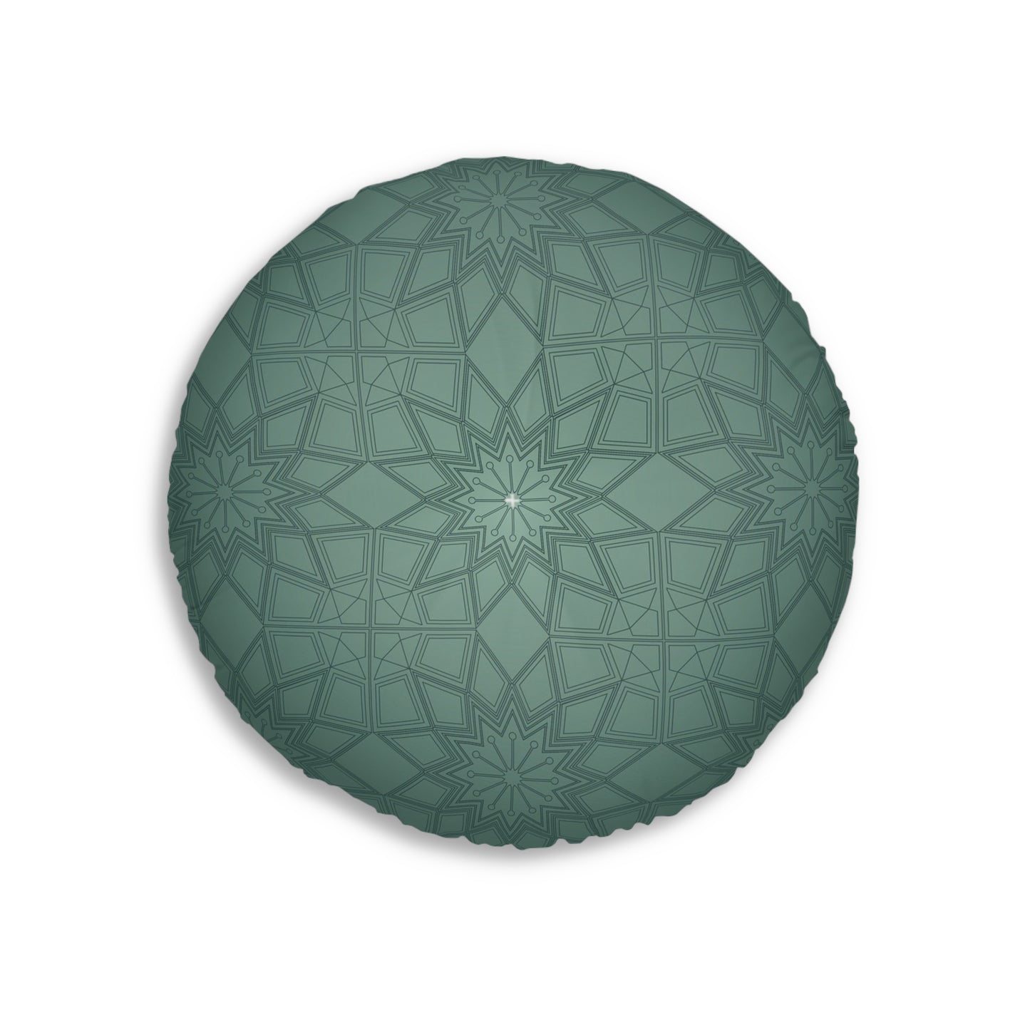 Stylish Tufted Floor Pillow, Round - Bohemian Home Decor, Meditation Cushion, Cozy Seating, Floor Pillow for Living Room, Gift Idea