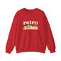 Retro Vibes Crewneck Sweatshirt, Unisex Vintage Style, Cozy Fall Fashion, Gift for Music Lovers, Chill Weekend Wear