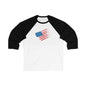 Patriotic Baseball Tee, Unisex 3/4 Sleeve Shirt