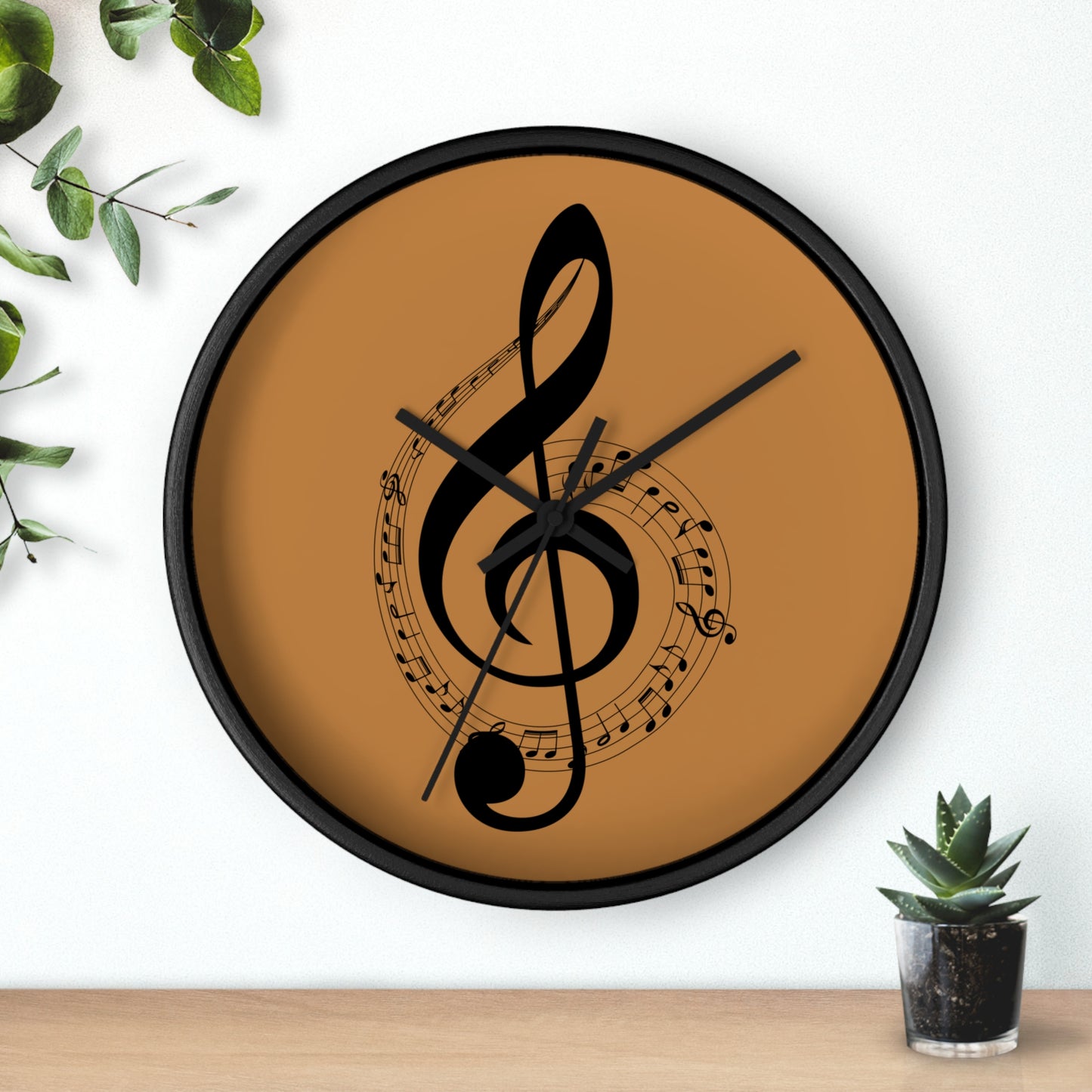 Musical Note Wall Clock