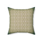 Geometric Patterned Square Pillow, Cozy Home Decor, Accent Cushion for Living Room, Boho Chic Gift for All Occasions, Decorative Pillow