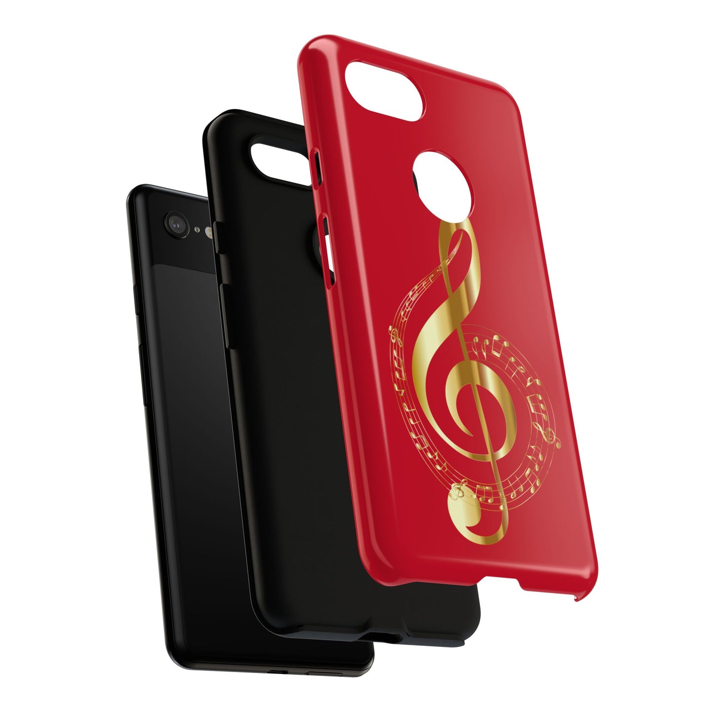 Tough Cases - Red Musical Note