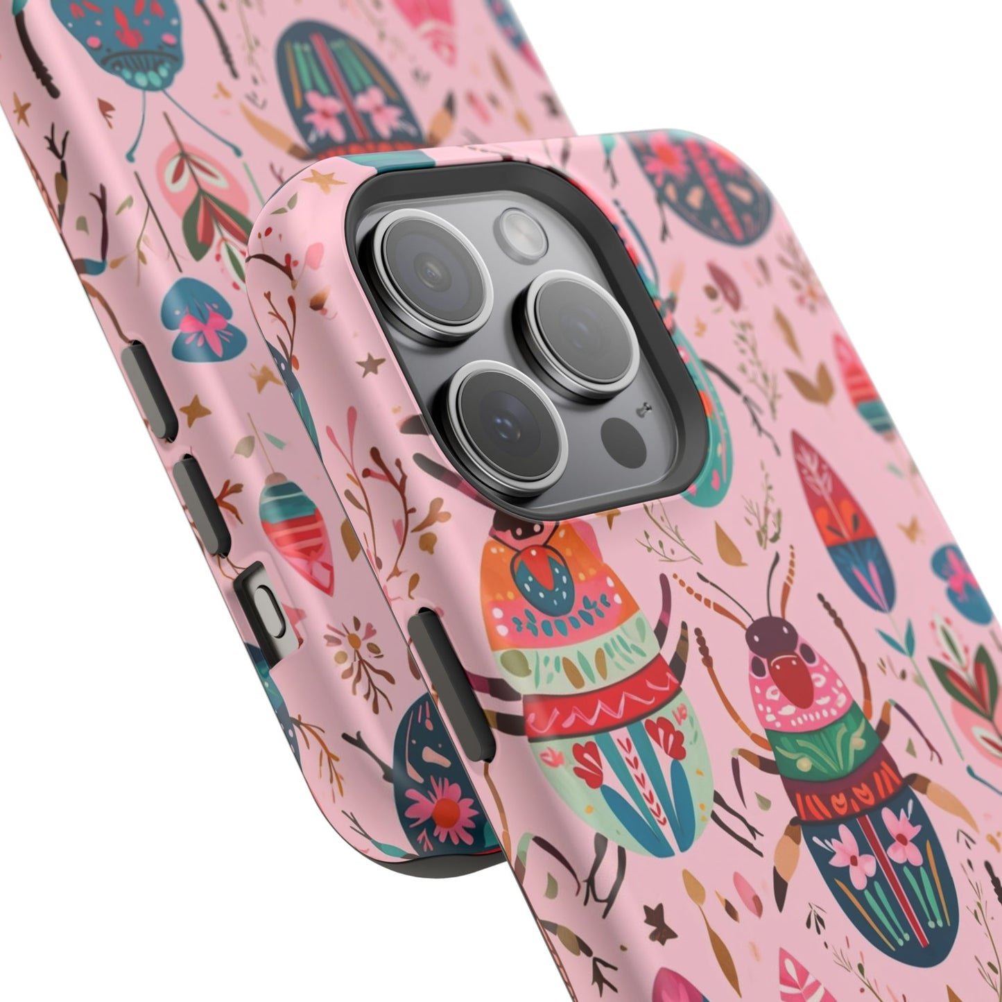 Phone Case — Colorful Boho Beetle Magnetic Impact-Resistant Cover