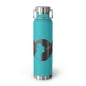 Stylish Copper Insulated Water Bottle for On-the-Go Hydration | Fitness, Travel, Eco-Friendly Gift, Unique Design, 22oz
